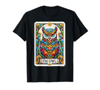 Psychic Tarot Card Owl Lover Stuff Mystic Owl T-Shirt
