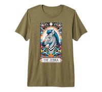 Psychic Tarot Card Zebra Lover Stuff Mystic Zebra Premium T-Shirt