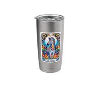 Psychic Tarot Card Zebra Lover Stuff Mystic Zebra Stainless Steel Insulated Tumbler