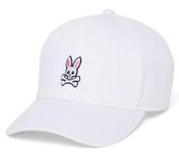Psycho Bunny Classic Baseball Cap (White)