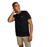 Psycho Bunny Classic Crew T-Shirt Colour : Black, Size : Extra Large