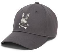 Psycho Bunny Grant Baseball Cap, Blackened Pearl, One size