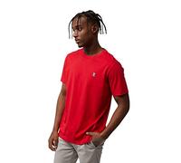 Psycho Bunny Men's Classic Crew Neck T-Shirt (Brilliant Red, Small)