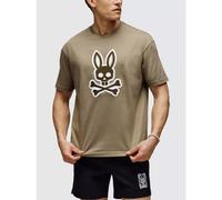 Psycho Bunny Mens Dusky Green Ryder Relaxed Fit T-Shirt