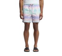 Psycho Bunny Mens Lavender Grey Forster Bunny Swim Short