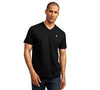 Psycho Bunny Men's V Neck Tee, Black, XXX-Large