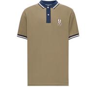 Psycho Bunny Wade Pique Polo, Dusky Green, 3XL