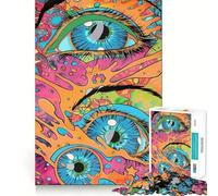 Psycho Dream Jigsaw Puzzles for Teenagers 1000 Pieces Intellect Toy Indoor Fun Quality Cut Creative Gift (38x52cm)