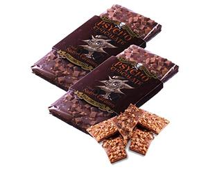 Psycho Juice Chocolate - Chilli Chocolate Salted Caramel with Naga Jolokia (Ghost Pepper) 2 x 100g Bars