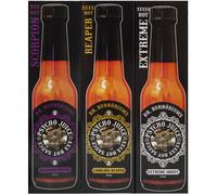 Psycho Juice Gift Set Mini Three Pack Hot Pepper Chilli Sauce 3 x 59 ml Bottles