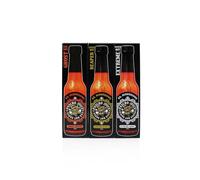 Psycho Juice Mini Three Pack Hot Chilli Pepper Sauce 3 x 59ml Bottles (X Hot)