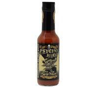 Psycho Juice Roasted Garlic Ghost Pepper Hot Chilli Sauce - Naga Jolokia with Roasted Garlic - Heat Level 10 - Natural Super Hot Sauce, No Extract 148ml