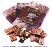 Psycho Juice Set of 3 Chilli Chocolate Bars - Ginger Beer/ Salted Caramel / Mud Pie - 3x 100g in Brown | Size: 3 Pack Psycho Juice Brown 3 Pack