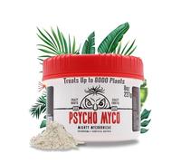 Psycho Myco Mycorrhizal Fungi Rooting Powder for Fruits & Flowers Root Treatment - Mighty Mycorrhizae Plant Food 13 Good Organisms & 5 Trichoderma - Better Nutrient & Water Absorption (8oz)