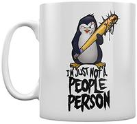 Psycho Penguin Not A People Person Mug for Tea or Coffee White