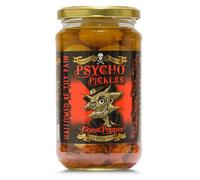 Psycho Pickles Ghost Pepper Chilli Killer Pickled Onions 450g