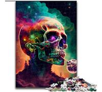 Psycho Skull 1000-Piece Jigsaw Puzzle Jigsaw Puzzles Challenging Brain Teaser - Relaxing Toy for Teenagers size 50x75cm