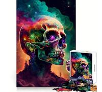 Psycho Skull Jigsaw Puzzle for Adults 1000 Pieces Boost Recall Leisure Fun Accurate Edge Lovely Present (50x75cm)