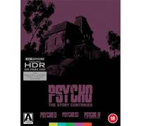 Psycho - The Story Continues: Psycho II, Psycho III, Psycho IV: The Beginning 4K UHD [Blu-ray] [Region Free]
