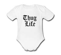 Psychobaby 2PAC THUG LIFE TUPAC SHAKUR Baby Grow Cute Funny Unique Music