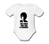 Psychobaby BOB DYLAN TIMES A'CHANGIN' Baby Grow Cute Funny Unique Music