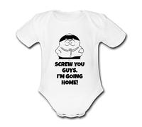 Psychobaby CARTMAN I'M GOING HOME Baby Grow Cute Funny Unique TV