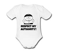 Psychobaby CARTMAN RESPECT MY AUTHORITY Baby Grow Cute Funny Unique TV