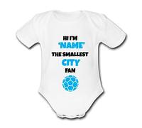 Psychobaby CITY INSTANT PREVIEW - See What You are Buying Smallest Fan Manchester Custom Babygrow Man Coventry
