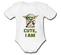 Psychobaby CUTE I AM STAR film movie present from for a mum mummy dad daddy gift Unique Baby Vest Grow Babygrow Cute tOP Custom Boys Girls Unisex WARS (9-12 Months)
