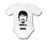 Psychobaby DAVE ROCK AND GROHL Baby Grow Cute Funny Unique Music