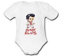Psychobaby elvis Unique Baby Vest Baby Grow Babygrow Boys Girls UNISEX cute funny presley