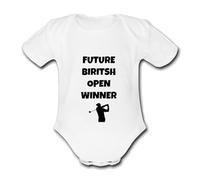 Psychobaby FUTURE BRITISH OPEN WINNER GOLF UNIQUE Customisable Vest Grow Babygrow Bodysuit Baby 0-24 Months Cutte Funny