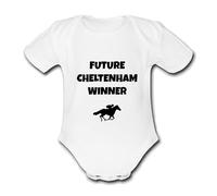 Psychobaby FUTURE CHELTENHAM WINNER HORSE RACING UNIQUE Customisable Vest Grow Babygrow Bodysuit Baby 0-24 Months Cutte Funny