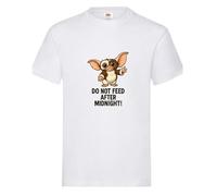 Psychobaby gizmo Kid's Children's T-Shirt Tshirt Tee Kids Shirt Top Cute Funny Boys Girls Unisex White do not feed after midnight gremlins