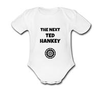 Psychobaby HANKEY TED The Next CUSTOMISABLE. INSTANT PREVIEW AVAILABLE Unique DARTS Baby Name Vest Grow Babygrow Bodysuit CHANGE NAME AND COLOUR