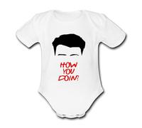 Psychobaby JOEY HOW YOU DOIN FRIENDS DOIN? Personalised Unique Baby Vest Baby Grow Babygrow Cute Novelty Boys Girls Unisex Funny