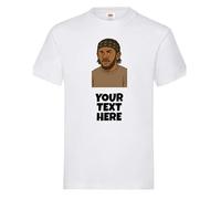 Psychobaby KENDRICK Customisable Personalised Kid's Children's T-Shirt Custom Tshirt Tee Kids Shirt Top Cute Funny Boys Girls Unisex White LAMAR