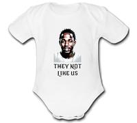Psychobaby kendrick Unique Baby Vest Baby Grow Babygrow Boys Girls UNISEX cute funny lamar not like us they
