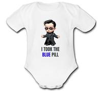Psychobaby matrix keanu Unique Baby Vest Baby Grow Babygrow Boys Girls UNISEX cute funny the red pill reeves
