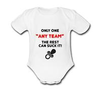 Psychobaby ONLY ONE THE REST CAN SUCK IT! CUSTOMISABLE. INSTANT PREVIEW AVAILABLE Unique FOOTBALL SPORTS RUGBY Baby Name Vest Grow Babygrow Bodysuit CHANGE NAME AND COLOUR