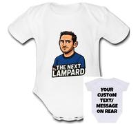 Psychobaby The Next Frank Lampard Baby Grow Customisable Personalised Unique Baby Vest Babygrow Boys Girls Unisex Cute Top Bodysuit Custom text