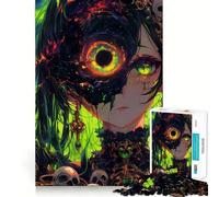 Psychodelic Poison Girl Jigsaw Puzzles for Adults1000 Piece Strengthen Memory Home Activity Clean Edge Festive Gift (38x26cm)