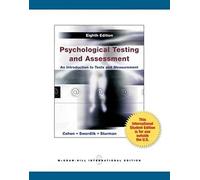 Psychological Testing and Assessment (Asia Higher Education Humanities and Social Sciences Psychology)