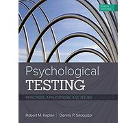 Psychological Testing: Principles, Applications, and Issues (Mindtap Course List)