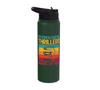 Psychological Thrillers Unravel My Mind Thriller Stainless Steel Insulated Water Bottle