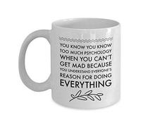 Psychologist Coffee Mug Ceramic Funny Gift for Psychology Teacher Professor Mug Coffee Cup Mug English Alphabet Mother Mug Coffee Cup Cute Ceramic Heat-Resistant Cup Ceramic Tea Cup