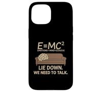 Psychologist E=MC² Therapy Couch Freud Psychotherapist Case for iPhone 15
