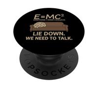 Psychologist E=MC² Therapy Couch Freud Psychotherapist PopSockets Adhesive PopGrip