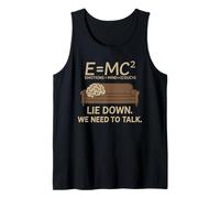 Psychologist E=MC² Therapy Couch Freud Psychotherapist Tank Top