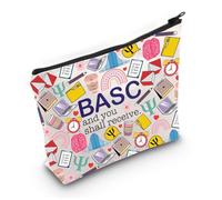Psychologist Makeup Bag Psychology Gifts Psych Therapist Gifts BASC and You Shall Receive Psych Teacher Zipper Bag (BASC and You UK)